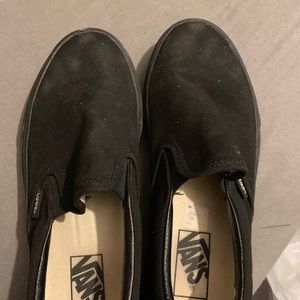 Black slip on vans